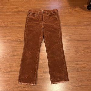 Mid rise Corduroy Flare Pants